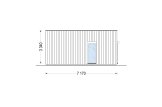 Granny Annexe KAYA 3 PV S (44 mm + Cladding), 70 m² specification 5