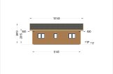 Granny Annexe ALICE S (44 mm + Cladding), 10.2x6.2 m (34'x20'), 63 m² specification 4