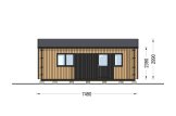 Granny Annexe DIANA Modern M (Insulated, 34 mm + Cladding), 7.5x4.2 m (25'x14'), 26 m² specification 4