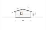 Log Cabin House AGNES S (44+44 mm + Insulation), 75 m² specification 5