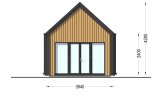 Log Cabin SALLY (34 mm + Cladding + Insulation), 20 m² specification 2