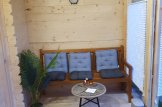 Outdoor Sauna ELDA (44 mm), 5x7.5 m, 25 m² (4 Rooms), Terrace 12 m²  customer 2
