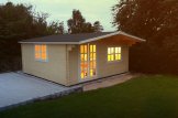 Log Cabin WISSOUS (34 mm), 5x5 m (16'x16'), 25 m² customer 3