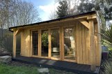 Garden Cabin EMMY S (Insulated, 34 mm + Cladding), 5x3 m, 15 m² customer 1