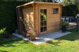 Garden Log Cabin MODERN (28 mm), 3x2 m (10'x7'), 6 m² customer 1