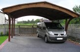 Double Wooden Carport BETSY DUO 6.2x6 m (20'x20'), 36 m² customer 2