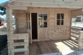 Log Cabin SHANON (66 mm), 4x5.75 m (13'x19'), 16 m² + 7 m² Terrace customer 1