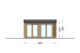 Outdoor Sauna SERENE (34 mm + Cladding), 4.5x2.5 m, 5 m² specification 2