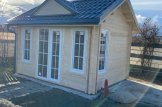 Garden Log Cabin CLOCKHOUSE (44+44 mm + Insulation), 4x3 m (13'x10'), 12 m² customer 1