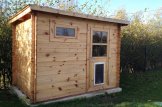 Garden Log Cabin MODERN (28 mm), 3x2 m (10'x7'), 6 m² customer 1
