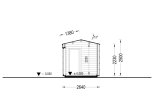 Outdoor Sauna SERENE (34 mm + Cladding), 5.3x2.5 m, 5 m² specification 6