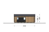 Granny Annexe ANGELA M (44 mm + Cladding), 8.2x6.2 m (27'x 20'), 50 m² specification 5