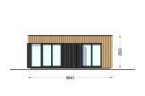 Garden Room PREMIUM (34 mm + Cladding), 6.5x4.5 m (21’x15’), 26 m² specification 2