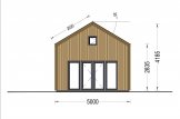 Log Cabin SARA With Loft (34 mm + Cladding + Insulation), 20 m² specification 3