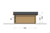 Log Cabin LILLE (34 mm), 5x5 m (16'x16'), 25 m² specification 3