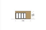 Granny Annexe PREMIUM (Insulated PLUS, 34 mm + Cladding), 6x5 m (20'x16'), 30 m² specification 3