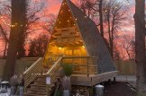 Log Cabin TIPI (44 mm), 4.5x7 m (15'x23'), 23 m² + 14 m² Loft customer 1