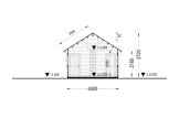 Log Cabin With Loft SCOOT S (34+34 mm), 4.5x6 m (15'x20'), 27 m² + 9 m² specification 7