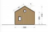 Log Cabin SARA With Loft (34 mm + Cladding + Insulation), 20 m² specification 5