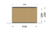 Garden Room PREMIUM S (Insulated PLUS, 34 mm + Cladding), 4.1x2.4 m (14'x8'), 10 m² specification 4