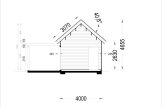 Log Cabin ADALINE S (44 mm), 45 m² specification 6