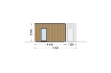 Granny Annexe LUCIA 1 (44 mm + cladding), 40 m² specification 3