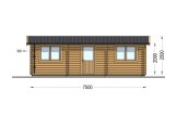 Single Wooden Garage CLASSIC (34 mm), 4x7.5 m (13'x25'), 30 m² specification 3