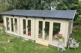 Log Cabin MARION (34+34 mm + Insulation) 7.5x4m (25'x13'), 30 m² customer 2
