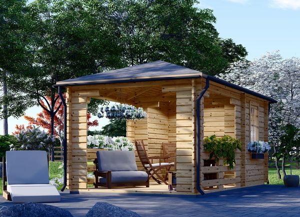 Garden Gazebo FLORA (28 mm), 3x5 m (10'x16'), 15 m² avp.ui.product_images.thumbnail 1