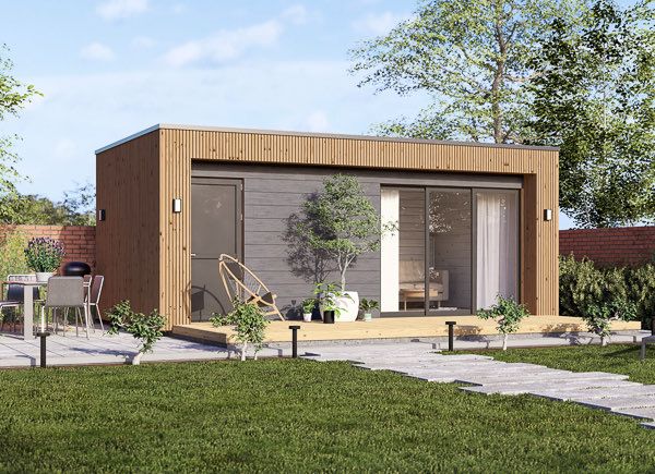 Garden room LAYLA (34 mm + cladding), 6x3 m (20'x10'), 15 m² avp.ui.product_images.thumbnail 1