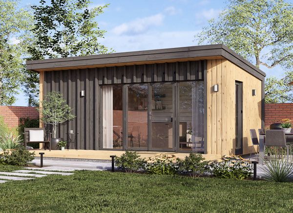 Garden Room EVELIN PLUS (34 mm + cladding), 6x3 m (20'x10'), 18 m² avp.ui.product_images.thumbnail 1