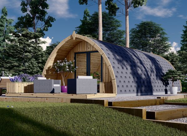 Glamping / Camping Pod BRETA (44 mm), 4x8 m (13'x26'), 32 m² avp.ui.product_images.thumbnail 1