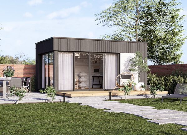 Garden room AMARA (Insulated, 34 + cladding), 5x3 m (16'x10'), 15 m² avp.ui.product_images.thumbnail 1