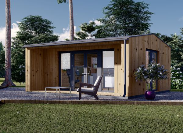 Garden Office TINA (Insulated, 34 + Cladding), 5.5x5 m (18'x16'), 22 m² avp.ui.product_images.thumbnail 1