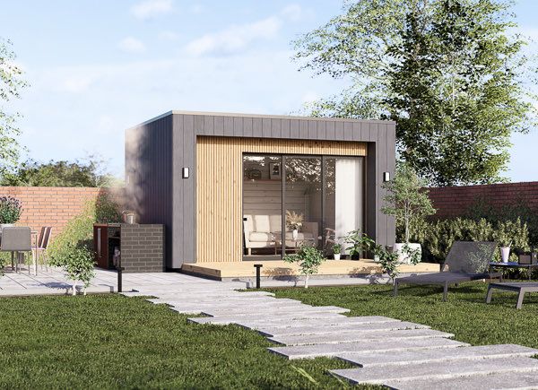Garden room LAYLA (34 mm + cladding), 4x3 m (13'x10'), 10 m² avp.ui.product_images.thumbnail 1
