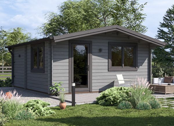 Garden Log Cabin NINA (34 mm), 5x5 m (16'x16'), 25 m² avp.ui.product_images.thumbnail 1