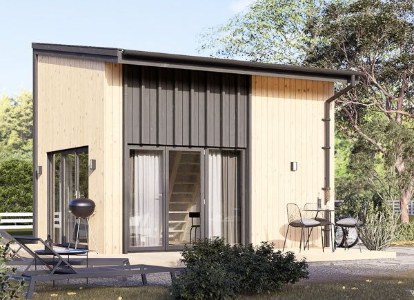 Log Cabin SOPHIA With Loft (34 mm + Cladding), 20 m² avp.ui.product_images.thumbnail 1