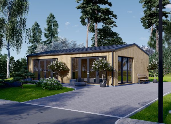 Garden Room Studio MARINA Modern (Insulated, 34 mm + Cladding), 8x6 m (26'x20'), 48 m² avp.ui.product_images.thumbnail 1