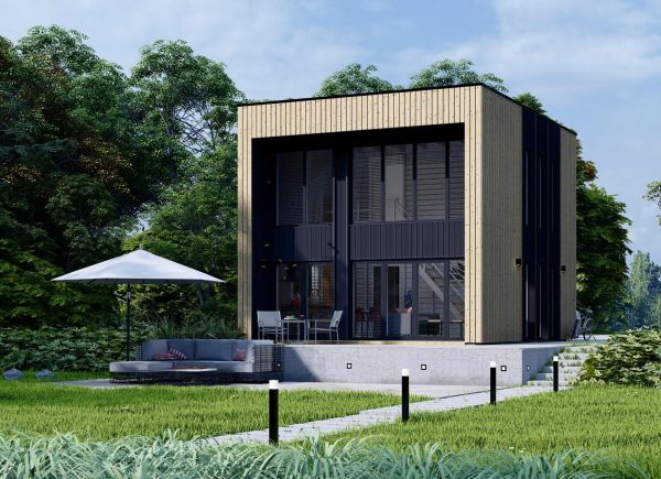 Wooden House KAYA 4L (Insulated, 44 mm + Cladding), 50 m² avp.ui.product_images.thumbnail 1