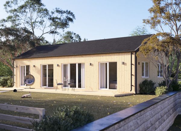 Granny Annexe NICOLE S (Insulated, 66 mm + Cladding), 66 m² thumbnail 1