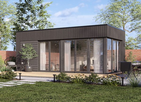 Garden room INES (34 mm + cladding), 6x3 m (20'x10'), 18 m² avp.ui.product_images.thumbnail 1