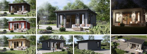 Garden Room ESSEX (44 mm), 5x4 m (16'x13'), 20 m²