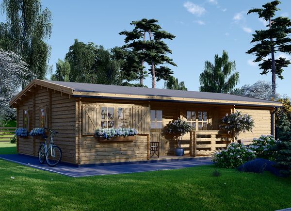 Log Cabin House UZES (66 mm), 70 m² avp.ui.product_images.thumbnail 1