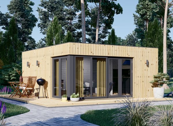 Granny Annexe PREMIUM (34 mm + Cladding), 6x5 m (20'x16'), 30 m² avp.ui.product_images.thumbnail 1
