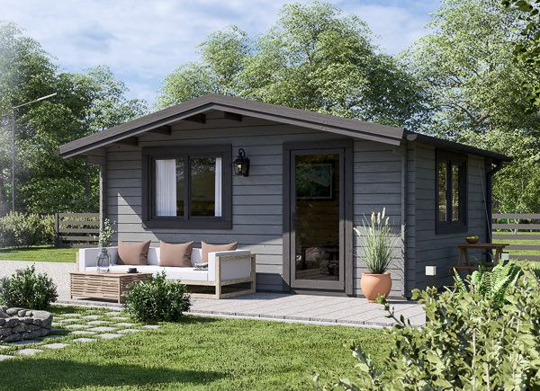 Log Cabin DREUX (34 mm), 5x4 m (16'x13'), 20 m² avp.ui.product_images.thumbnail 1