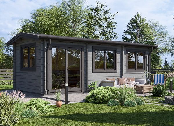 Garden Log Cabin ELEONORA (34 mm), 6.6x3 m, 20 m² avp.ui.product_images.thumbnail 1