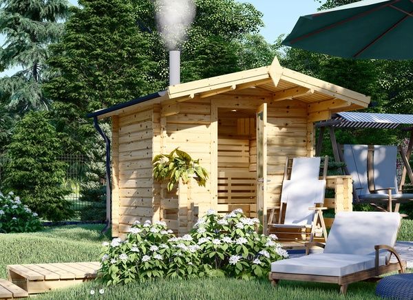 Outdoor Sauna ELDA (44 mm), 2,5x2,9 m, 7 m² avp.ui.product_images.thumbnail 1