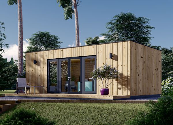 Garden Room PREMIUM (34 mm + Cladding), 7x4 m (23'x13'), 28 m² avp.ui.product_images.thumbnail 1