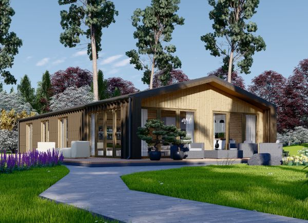 Log Cabin House ROBERTA (Insulated, 44 mm + Cladding), 96 m² avp.ui.product_images.thumbnail 1