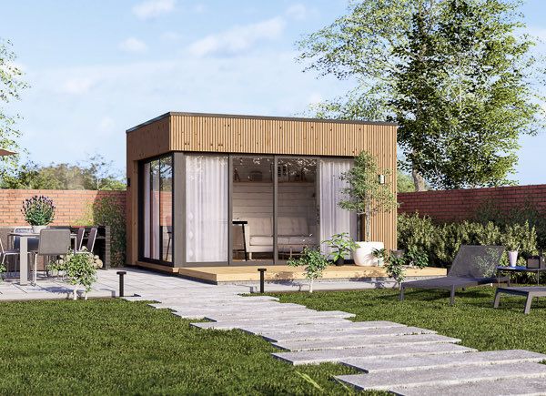 Garden room AMARA (34 mm + cladding), 4x3 m (13'x10'), 12 m² avp.ui.product_images.thumbnail 1